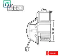 INTERIOR BLOWER DEA05007 FOR BMW X5/SAV/E70 X6/SAC/E71/E72 N57D30A/C/B M57D30