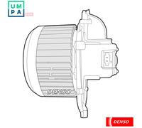 Denso Cabin Blower Fan - DEA07018