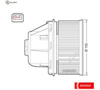 DENSO DEA10053 Interior Blower