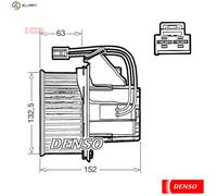 Denso DEA17018 Interior Blower