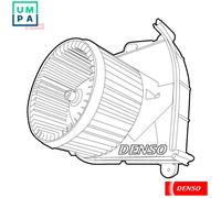 Blower fan DEA21006 DENSO for CITROËN PEUGEOT