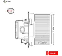 DENSO DEA21012 Blower motor
