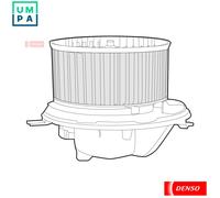 DENSO DEA32002 Interior Blower