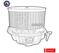 INTERIOR BLOWER DEA37001 FOR DACIA DUSTER LOGAN/MCV/Pickup/EXPRESS SANDERO 1.5L