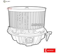 INTERIOR BLOWER DEA37001 FOR DACIA DUSTER LOGAN/MCV/Pickup/EXPRESS SANDERO 1.5L