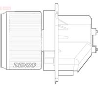 Interior Blower DENSO Fits FIAT 500 C Panda Van 07- 51901900