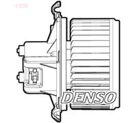 Interior Blower DENSO Fits FIAT Ducato Bus 06-11 77364058