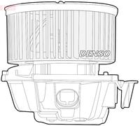 Interior Blower DENSO Fits NISSAN Micra III 02-10 27226AX100