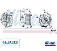 Interior Blower for AUDI A6 NISSENS 87478 NEW