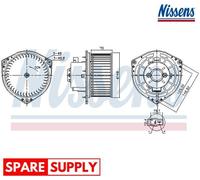 INTERIOR BLOWER FOR CHEVROLET AVEO NISSENS 87454