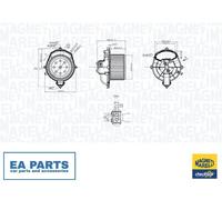 Interior Blower for CITROËN BERLINGO MAGNETI MARELLI 069412266010
