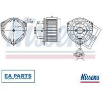 Interior Blower for DAEWOO, GM KOREA KALOS NISSENS 87454