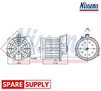 INTERIOR BLOWER FOR HONDA CIVIC NISSENS 87549