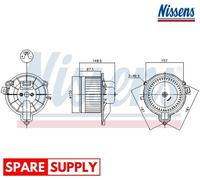 INTERIOR BLOWER FOR IVECO DAILY NISSENS 87572