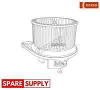 INTERIOR BLOWER FOR MERCEDES-BENZ B601 T1 DENSO DEA17029