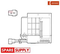 INTERIOR BLOWER FOR MERCEDES-BENZ B901 B906 B903 B904 DENSO DEA17033