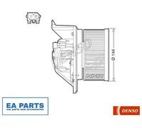 Interior Blower for MINI R55 R60 R56 R52 DENSO DEA05005