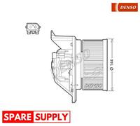 INTERIOR BLOWER FOR MINI R55 R60 R56 R52 DENSO DEA05005