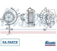 Interior Blower for OPEL ASTRA CLASSIC G ASTRA G ASTRA H CLASSIC NISSENS 87188