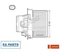 Interior Blower for PEUGEOT 207 DENSO DEA21012