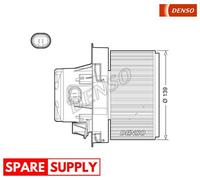 INTERIOR BLOWER FOR PEUGEOT 207 DENSO DEA21012