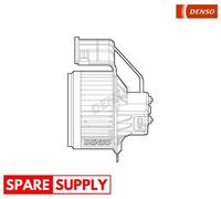 INTERIOR BLOWER FOR RENAULT KANGOO DENSO DEA23020