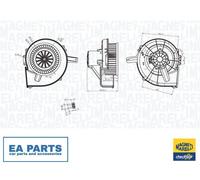 Interior Blower for SKODA FABIA PRAKTIK ROOMSTER MAGNETI MARELLI 069412211010