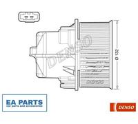 Interior Blower for VOLVO S60 S80 V60 V70 DENSO DEA33002