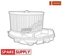 INTERIOR BLOWER FOR VW PASSAT DENSO DEA02002