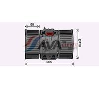 PRASCO RT8654 Heater blower motor