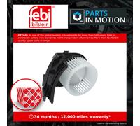 Interior Blower Motor 198014 Febi Heater 7701057683 Genuine Quality Guaranteed
