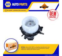 Interior Blower Motor fits CITROEN DISPATCH 1.5D 1.6D 2.0D 2016 on Heater NRF