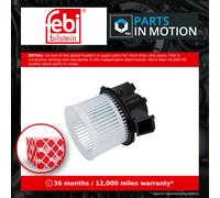 Interior Blower Motor fits FIAT 500C 312 1.2 2009 on 169A4.000 Heater 77362538