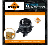 Interior Blower Motor fits FIAT 500L 1.6D 2012 on Heater NRF 77366620 77366896