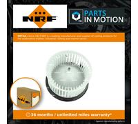Interior Blower Motor fits FORD FIESTA Mk4, Mk6 1.4 2008 on Heater NRF 1538009