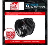 Interior Blower Motor fits FORD TRANSIT CONNECT V408 1.0 LHD Only 2013 on Heater