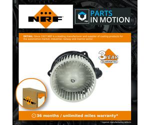 Interior Blower Motor fits HYUNDAI i10 PA 1.0 11 to 17 G3LA Heater NRF Quality