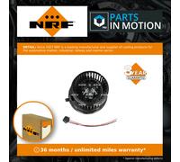 Interior Blower Motor fits VW CALIFORNIA T5, T6 Rear 2.0 1.9D 2.0D 2007 on NRF