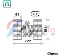 AVA COOLING SYSTEMS MS8633 Heater blower motor