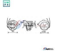 AVA COOLING SYSTEMS OL8627 Heater blower motor