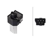 Interior Blower Regulator Fits BMW 3 Coupe Convertible HELLA 5HL 366 410-561