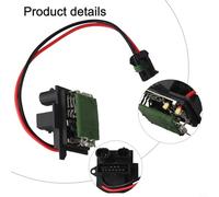 Interior Blower Regulator Resistor Module for Clio II (1998-2016) - OEM 7701045553, Compatible with For Clio 2 Heating System, Direct Replace