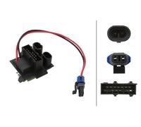 Interior Blower Resistor Fits Renault Clio MK2 HELLA 9ML 366 410-811