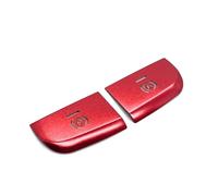 Interior Button Decals Compatible with A3 for 8V 2013-2019 2Pcs Car Styling Handbrake Shift Panel Button Cover Trim Sticker Interior Stickers(Red)