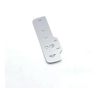Interior Button Decals Compatible with A3 for 8V 2013-2019 Center Console Gear Shift Panel Decoration Patch Car Stickers Interior Trim Accessories(Silver)