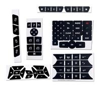 Interior Button Decals Compatible with BMW for W176 for W246 for X204 Car Interior Stickers Switch Knob Button Repair Decal Styling Accessories Kit(Size2)