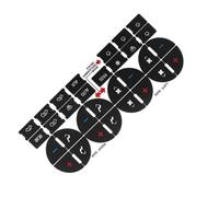 Interior Button Decals Compatible with Saturn for Outlook 2009-2012 Interior Button Stickers AC Dash Climate Control Repair Kit Decal Sticker Restore