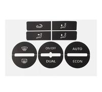 Interior Button Decals Compatible With VW For Golf For MK5 2004-2008 Car Center Console AC Climate Control Button Worn Repair Kit Decals Stickers