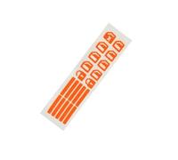 Interior Button Decals Universal Window Button Night Light Sticker Lifting Wwitch Fluorescent Function Button-Switch Night-Light-Sticker(Orange)