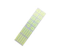 Interior Button Decals Universal Window Button Night Light Sticker Lifting Wwitch Fluorescent Function Button-Switch Night-Light-Sticker(Green)